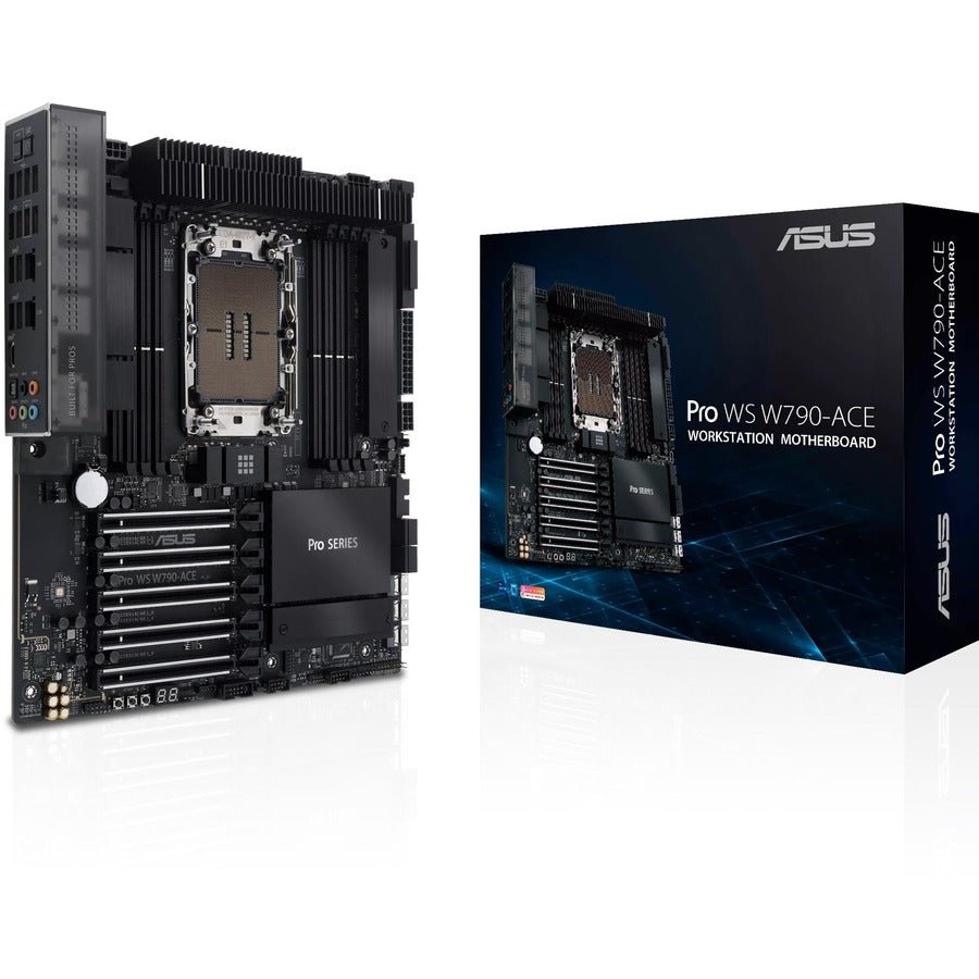 Asus PRO WS W790-ACE Desktop Motherboard - Intel W790 Chipset - Socket LGA-4677 - SSI CEB Asus PRO WS W790-ACE Desktop Motherboard - Intel W790 Chipset - Socket LGA-4677 - SSI CEB